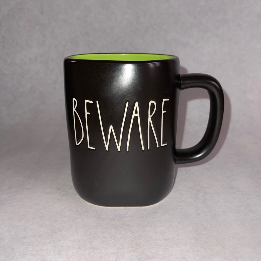 Rae Dunn Beware Halloween Coffee Mug NEW